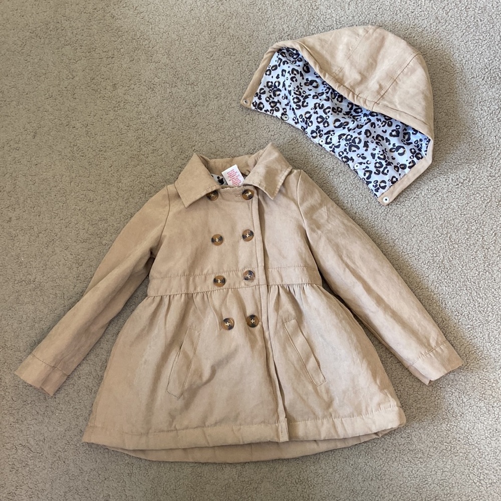 Light coat, Removable hood